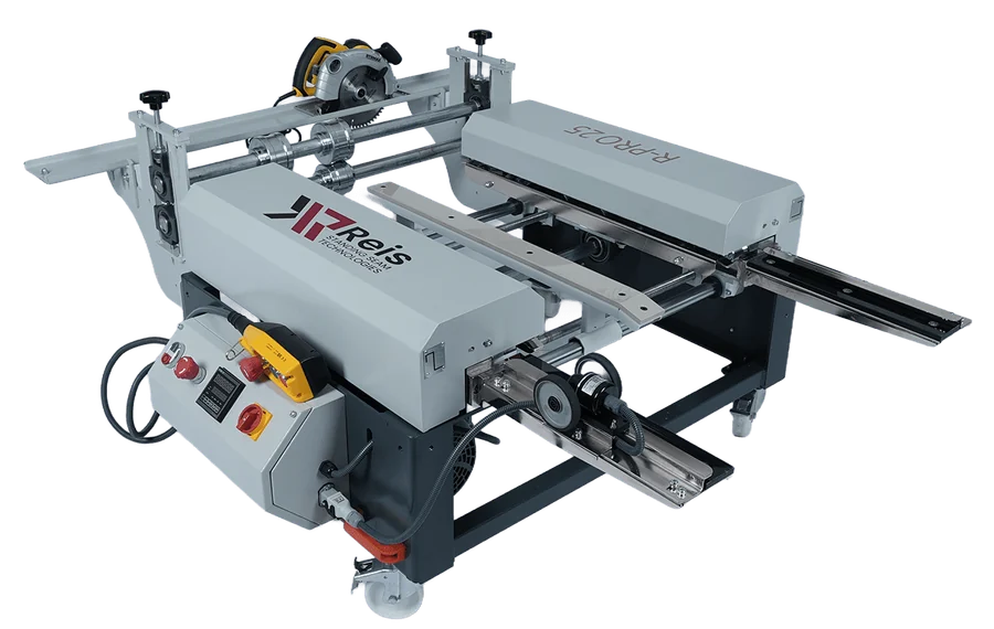 R-PRO 25 PLUS kenet makinesi, dijital kontrol üniteli çatı kenet makinesi